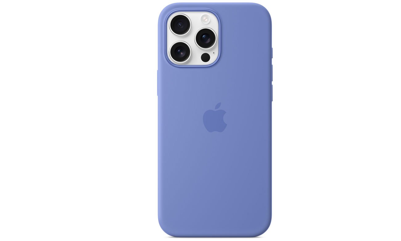 Silikonowe etui MagSafe do Apple iPhone 16 Pro Max błękitny hiacynt