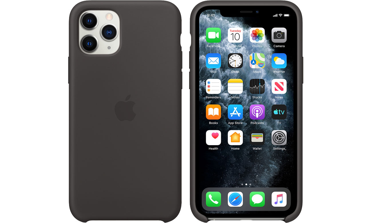 Apple Silicone Case do iPhone 11 Pro Black MWYN2ZM/A