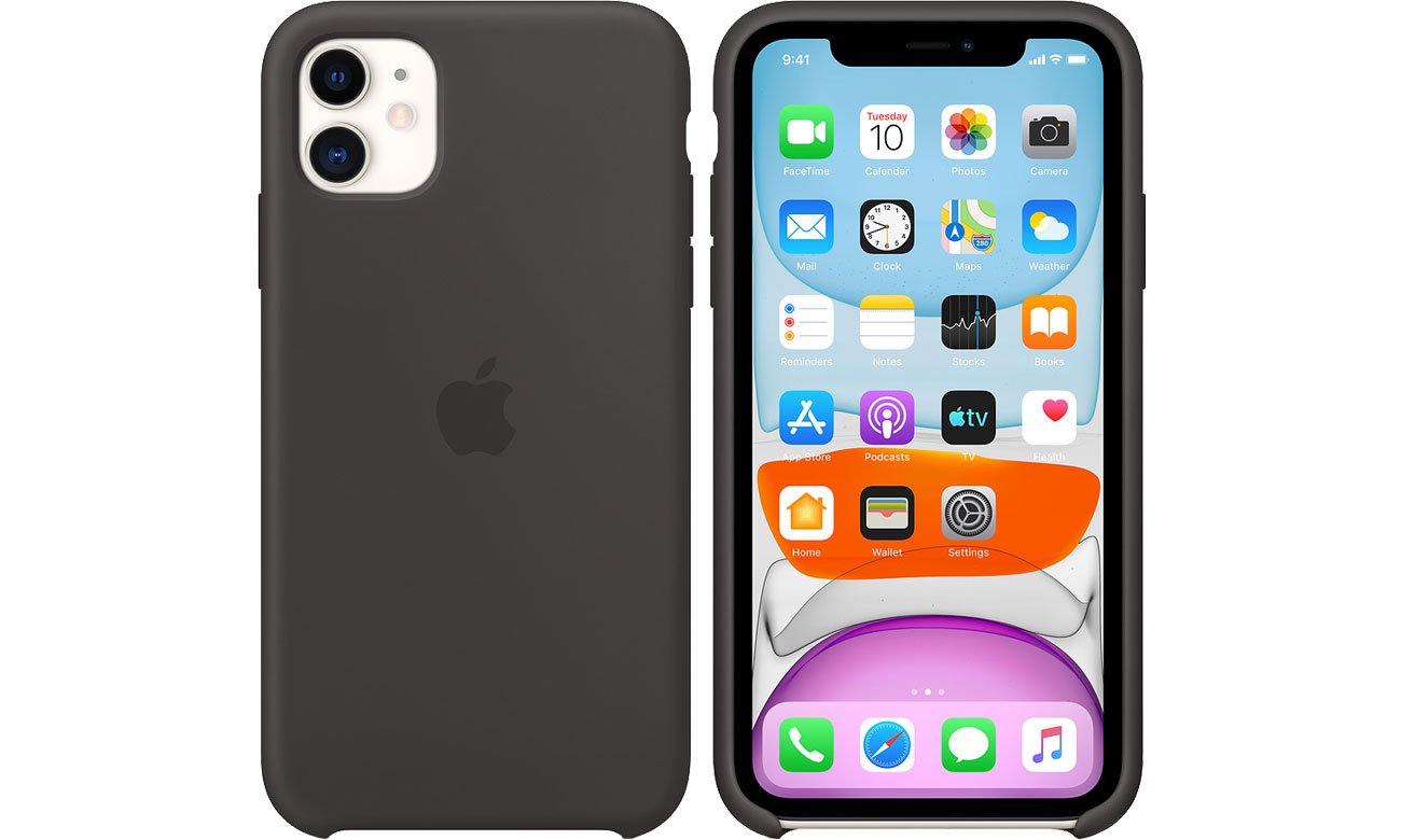 Apple Silicone Case do iPhone 11 Black MWVU2ZM/A