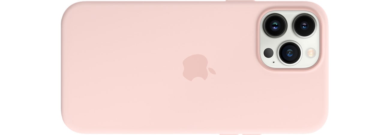 Silikonowa obudowa do iPhone 13 Pro Max kredowy róż