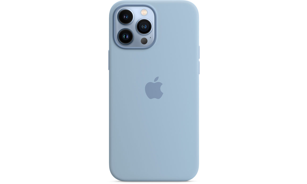 Silikonowe etui iPhone 13 Pro Max błękitna mgła