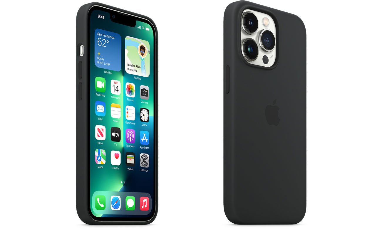 Silikonowa obudowa do iPhone 13 Pro północ