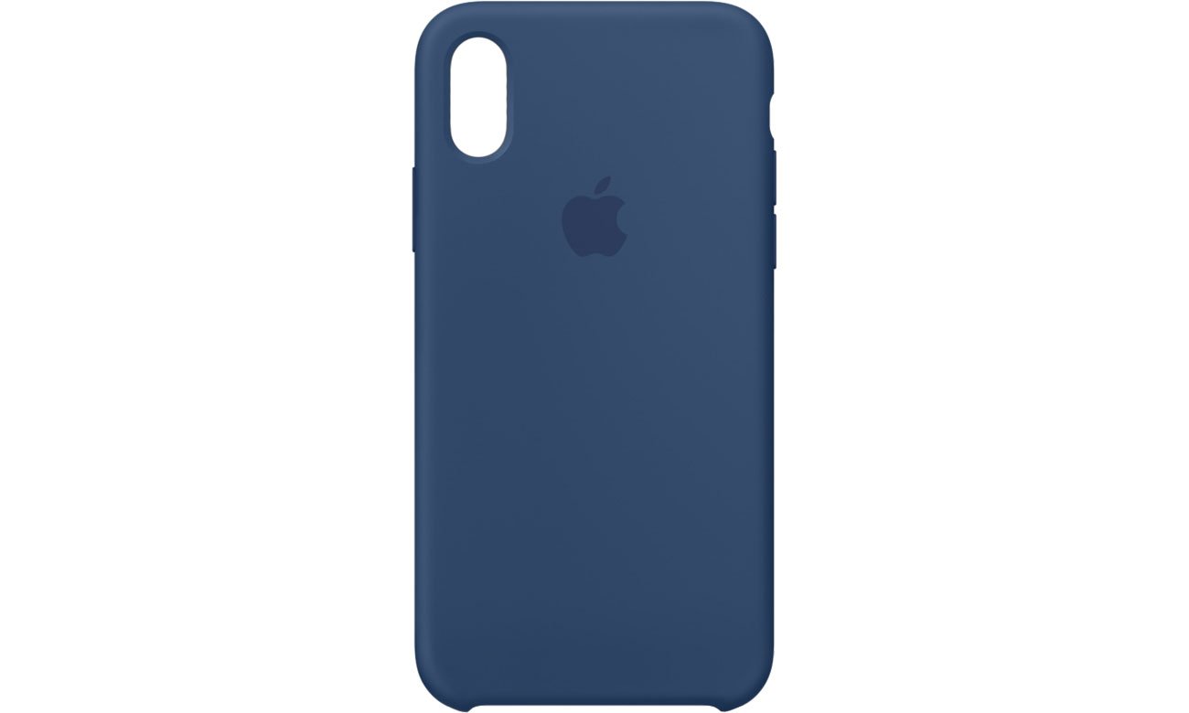 Etui silikonowe Apple Silicone Case do iPhone X Blue Cobalt