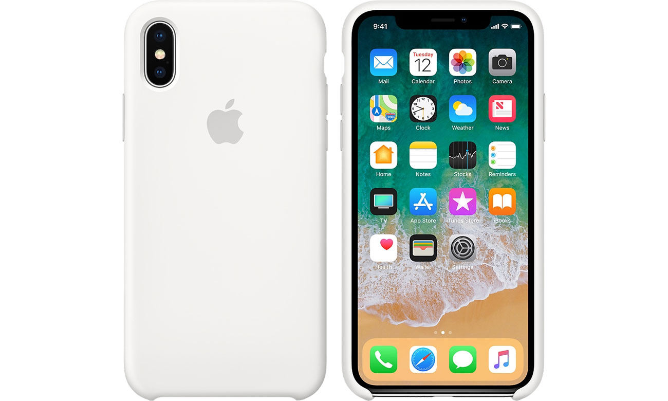 Apple Silicone Case iPhone X White MQT22ZM/A