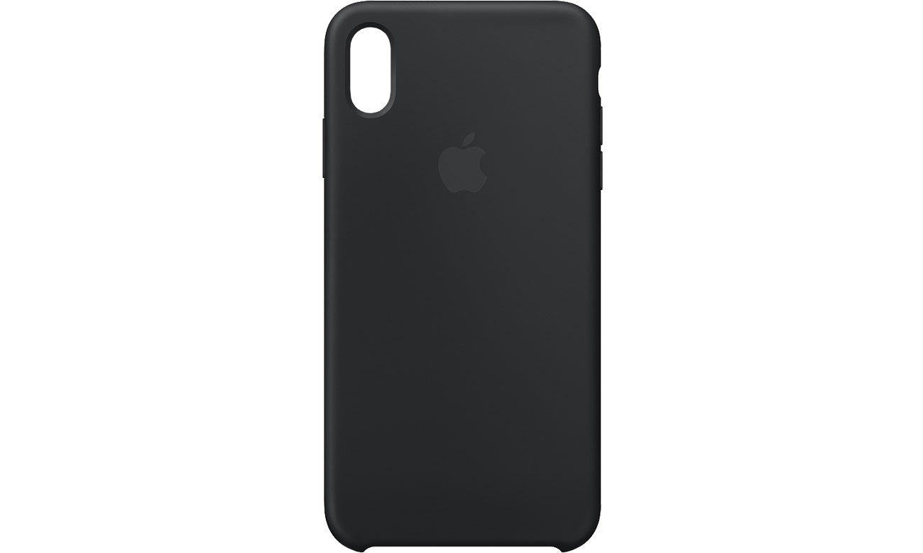 Apple iPhone XS Max Silicone Case Czarne