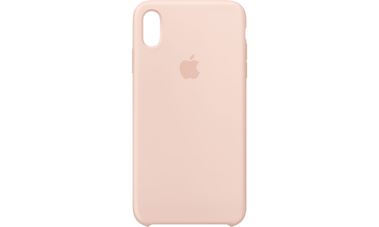 Apple iPhone XS Max Silicone Case Piaskowy Róż
