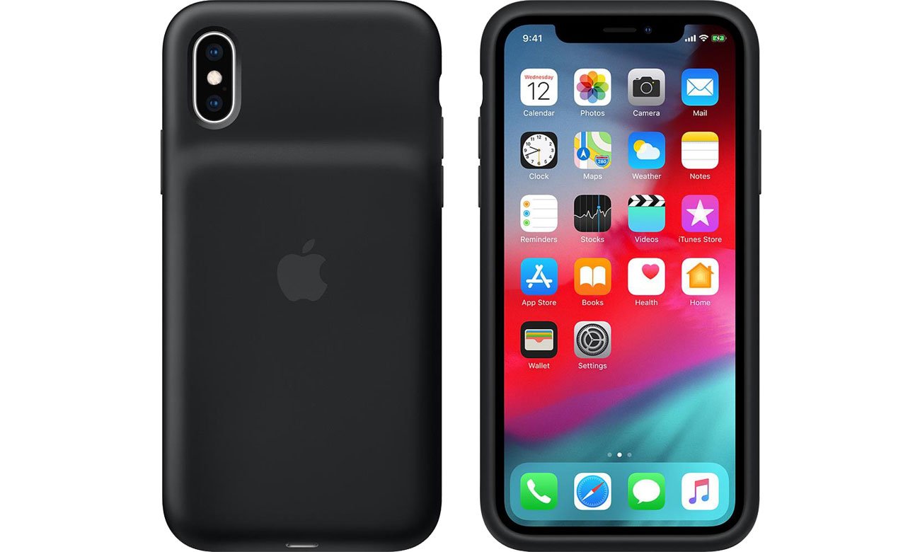 Smart Battery Case do iPhone Xs Black
