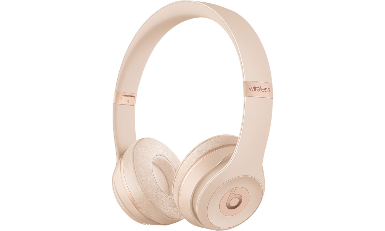 Słuchawki Apple Beats Solo3 Wireless Matte Gold Noise Isolating