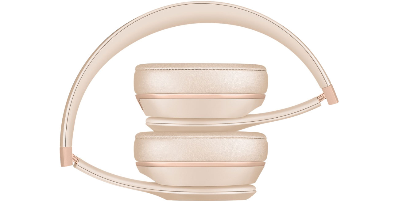 Słuchawki Apple Beats Solo3 Wireless Matte Gold Składana konstrukcja