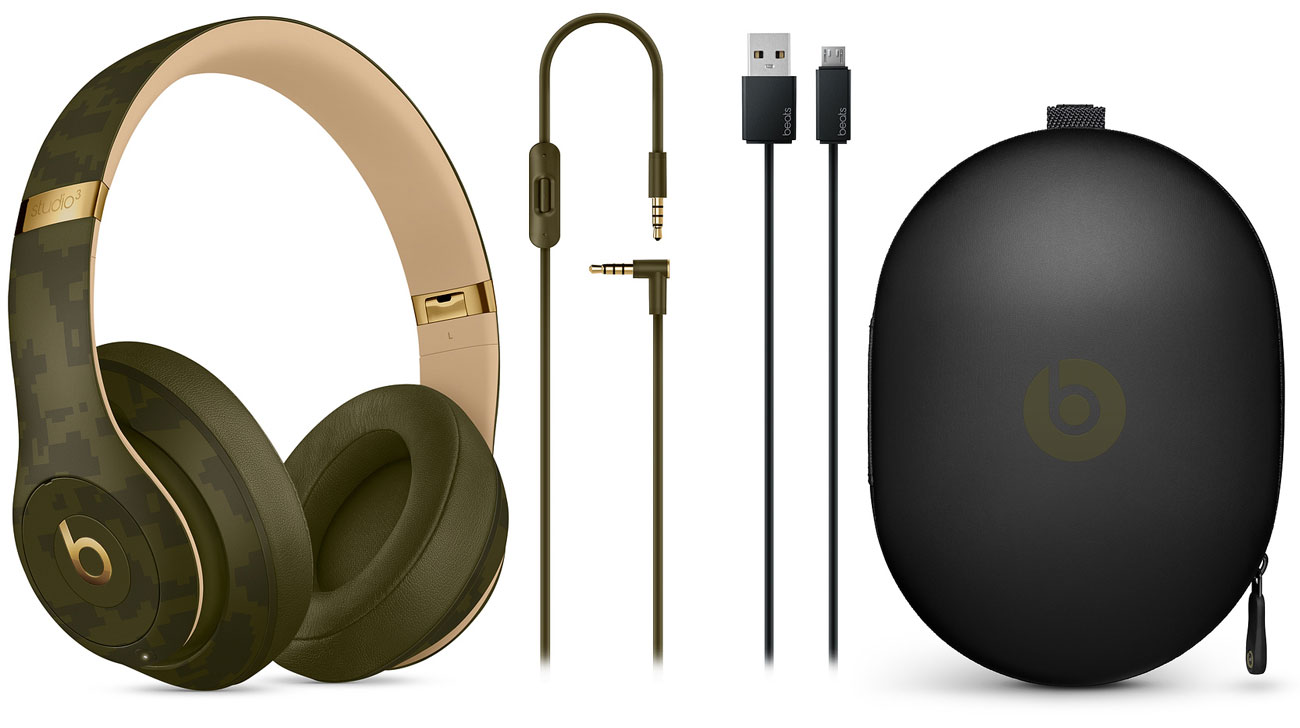 Słuchawki Apple Beats Studio3 Wireless Camo Collection Leśna zieleń