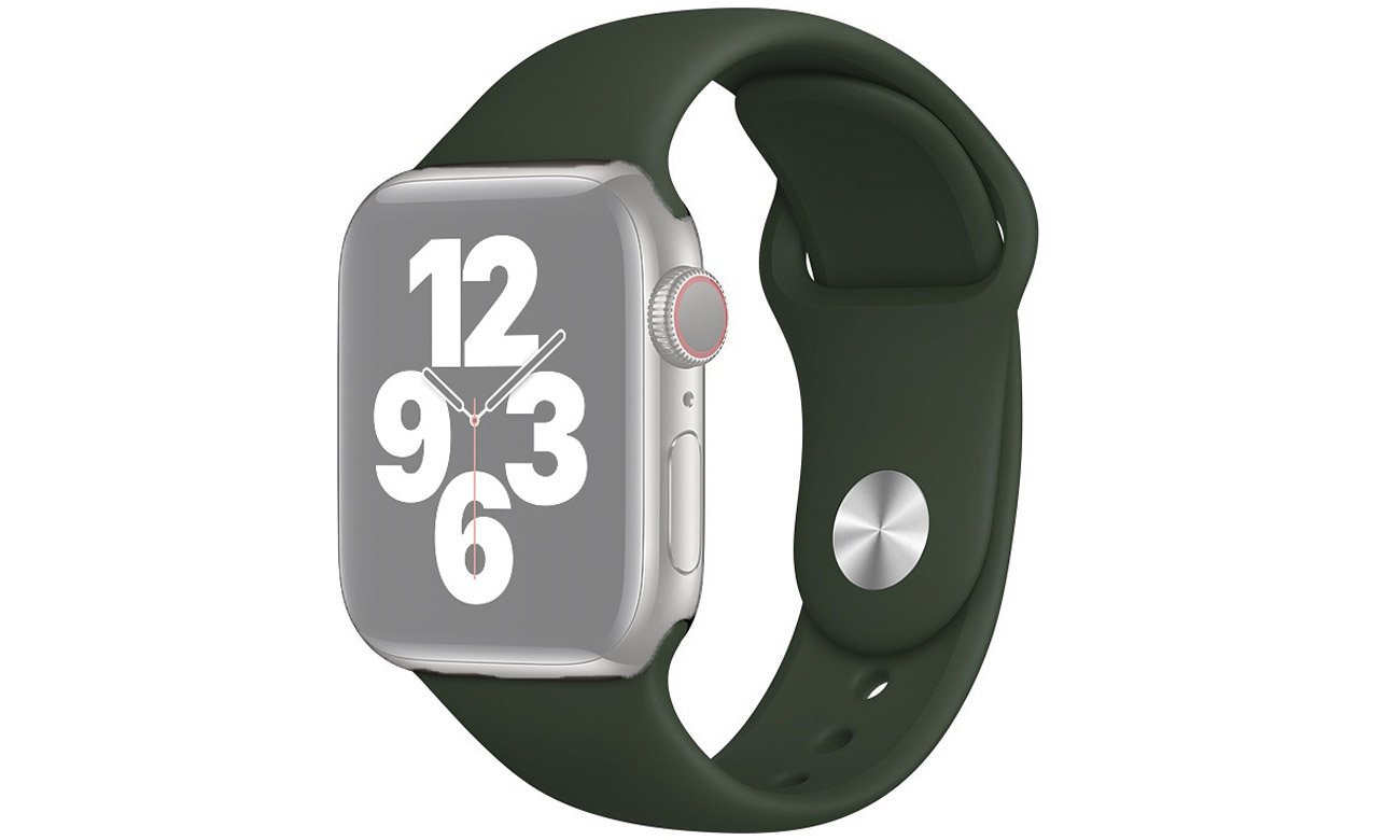 Pasek sportowy w kolorze cypryjskiej zieleni do Apple Watch 40 mm