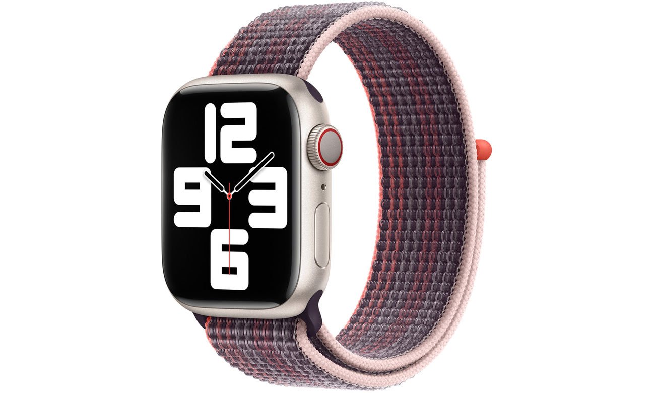Opaska sportowa w kolorze jagodowym do Apple Watch 41 mm