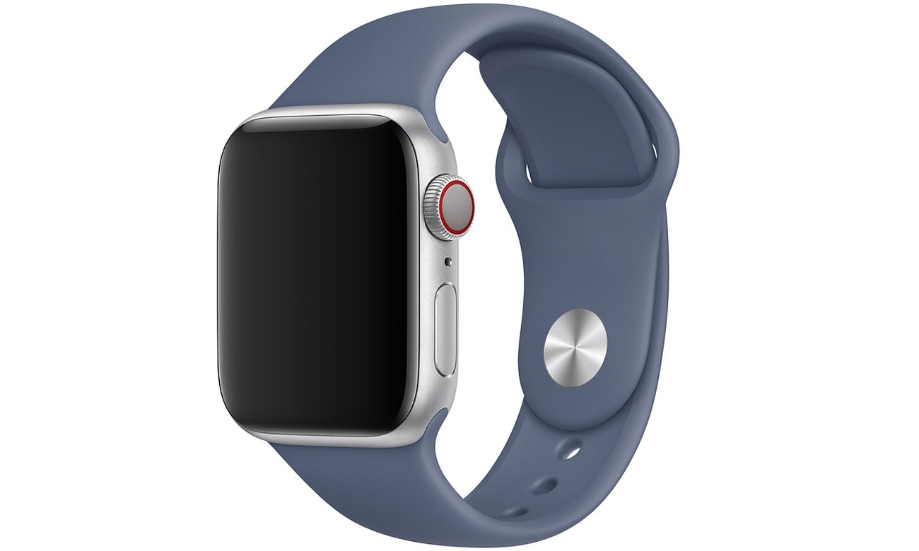 Pasek sportowy w kolorze nordyckiego błękitu do Apple Watch 44 mm