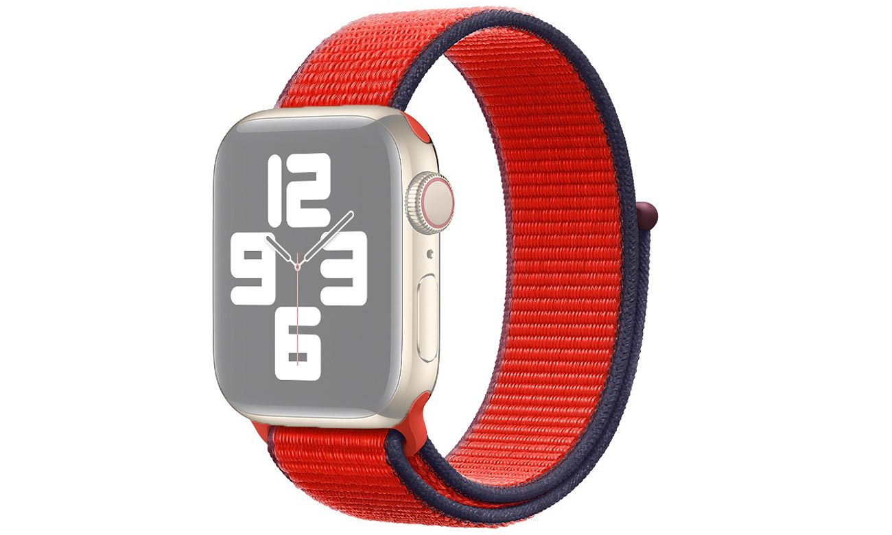 Opaska sportowa w kolorze czerwonym do Apple Watch 40 mm