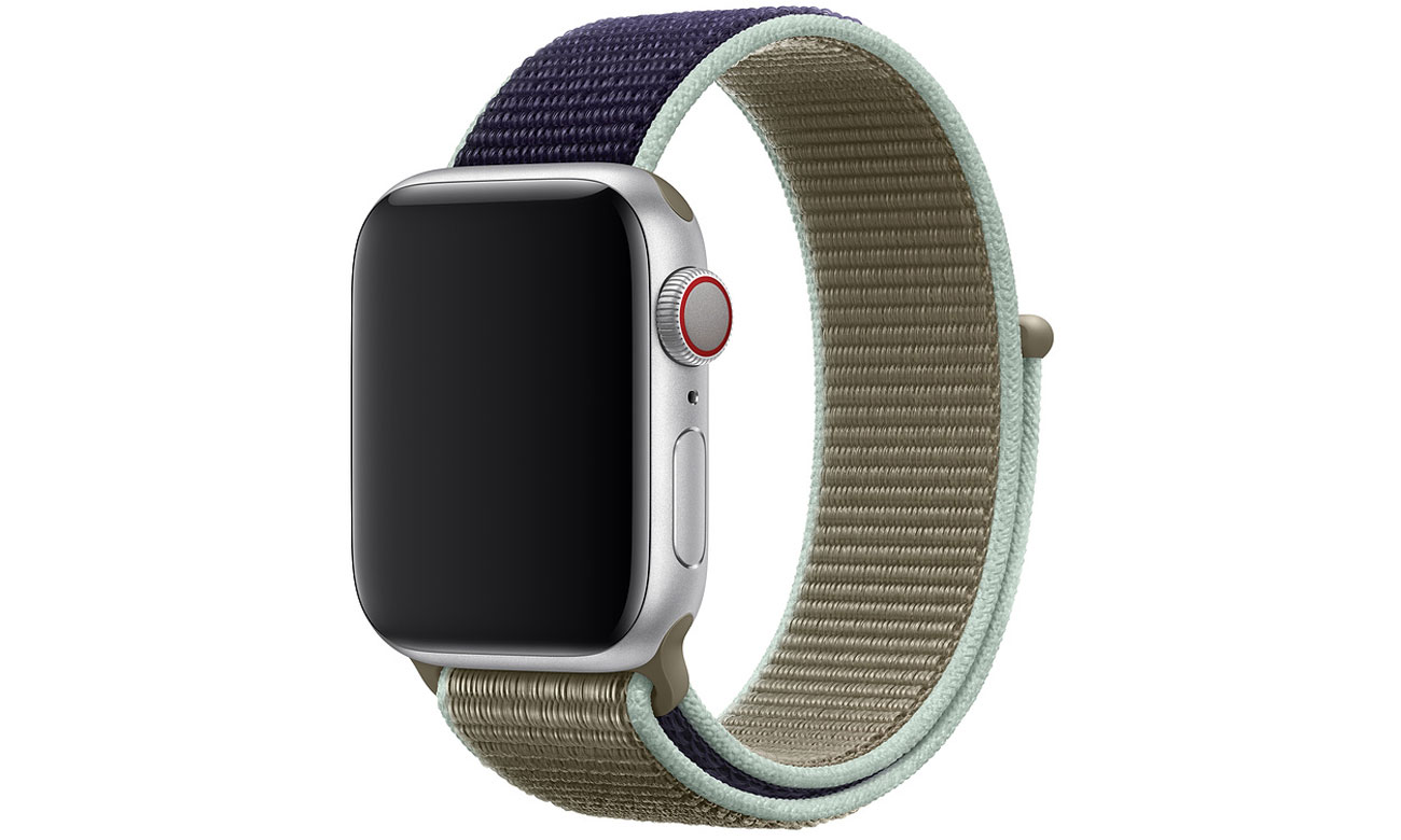 Opaska sportowa w kolorze khaki do Apple Watch 44 mm