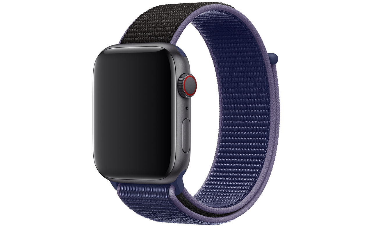 Opaska sportowa w kolorze nocnego błękitu do Apple Watch 44 mm