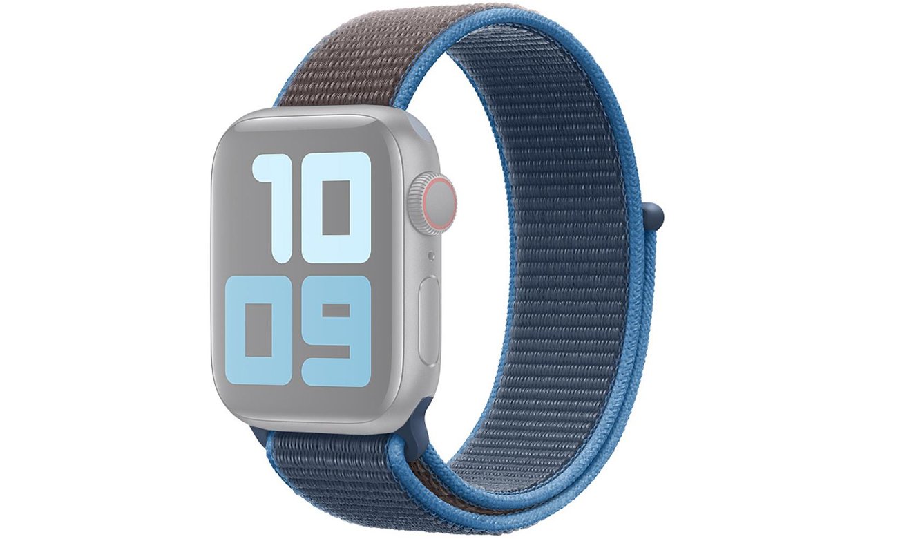 Opaska sportowa w kolorze błękitnej fali do Apple Watch 40 mm