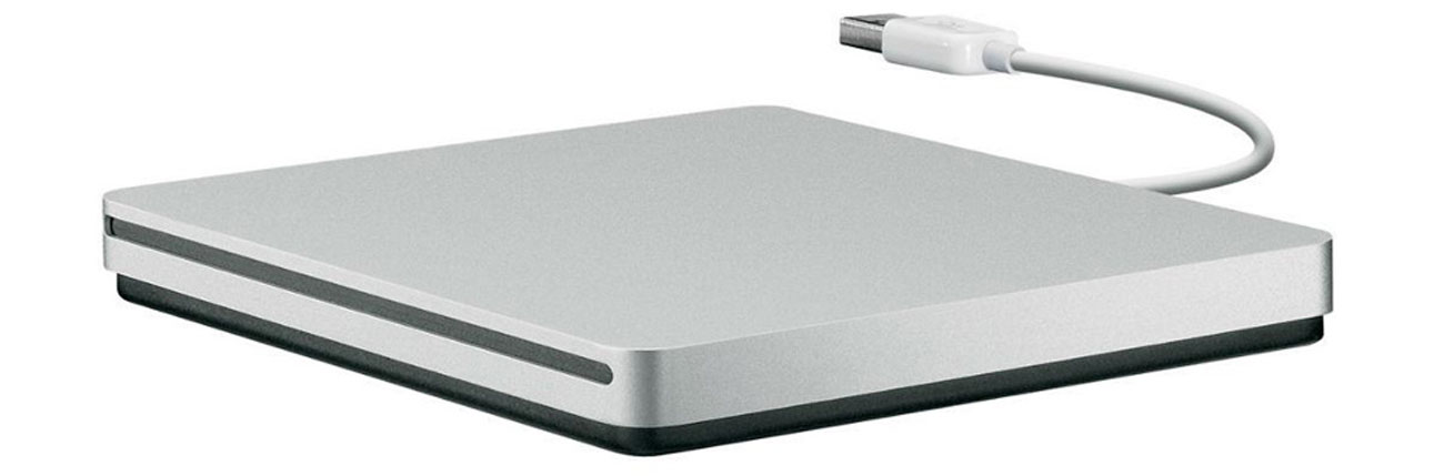 Apple USB SuperDrive kompakowy rozmiar plyty cd