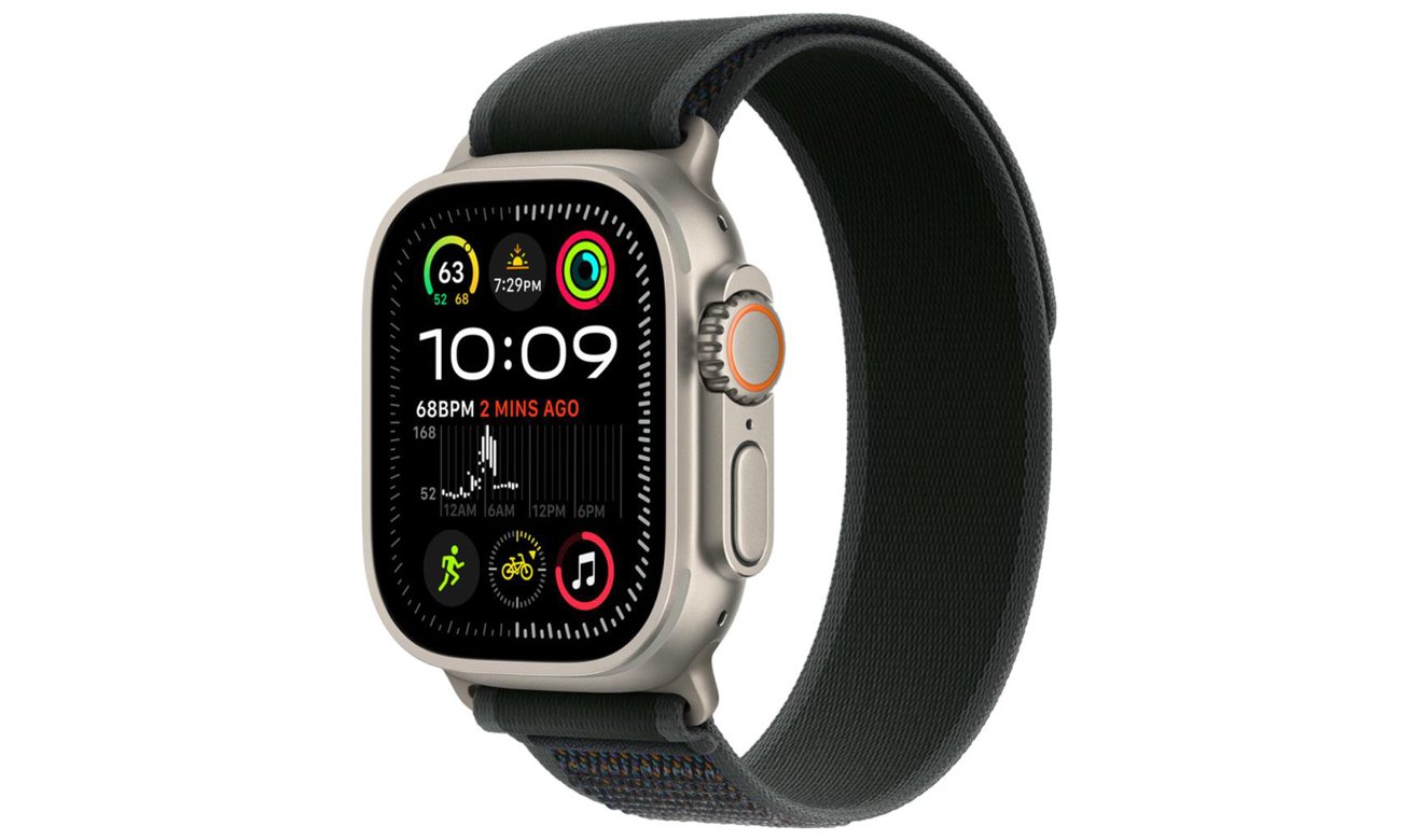 Opaska Apple Trail 44-49mm M/L naturalny tytan/czarny