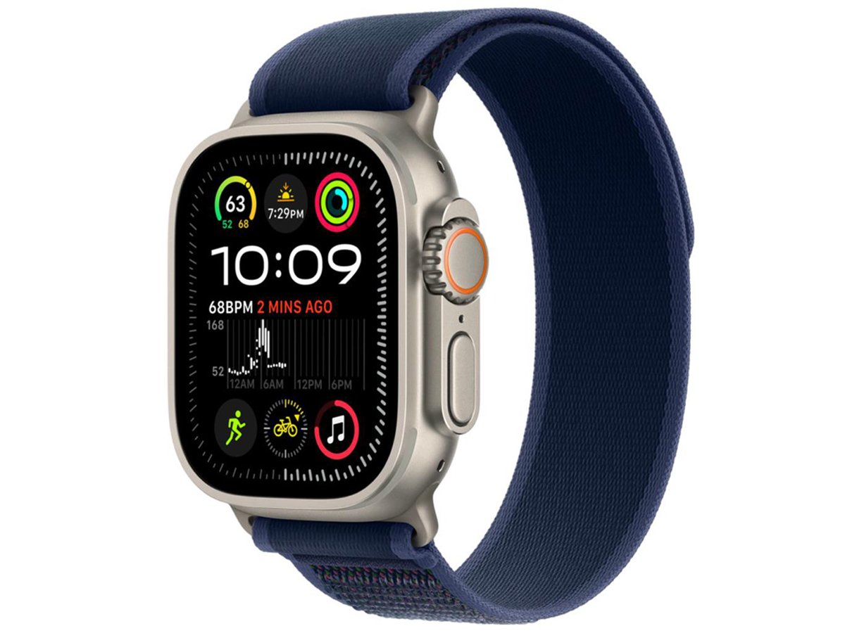 Opaska Apple Trail 44-49mm M/L czarny tytan/niebieski