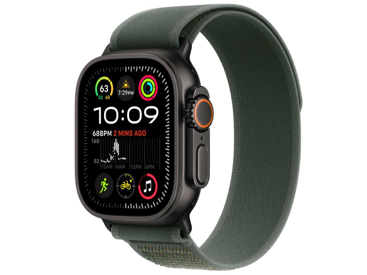 Opaska Apple Trail 44-49mm M/L czarny tytan/niebieski