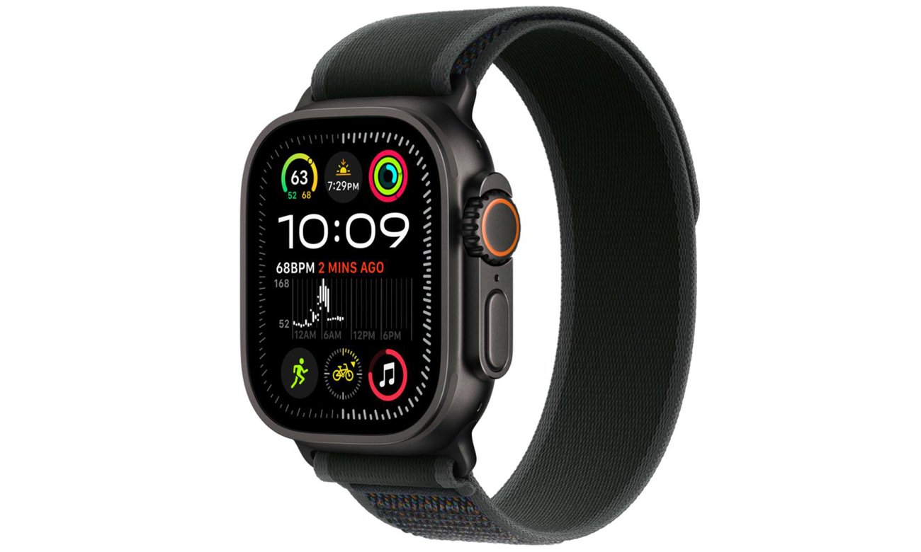 Opaska Apple Trail 44-49mm M/L czarny tytan/czarny