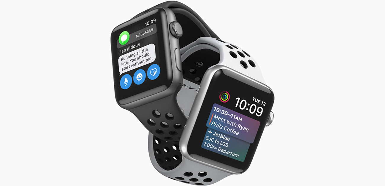 Apple Watch Nike+ 42 SpaceGray pozostań w kontakcie