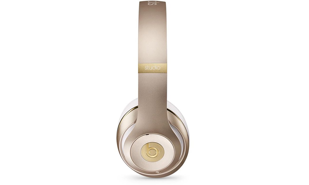 Słuchawki Apple Beats Studio Over-Ear Złote Active Noise Cancellation