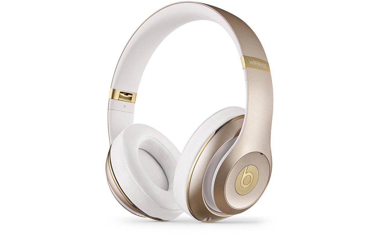 Słuchawki Apple Beats Studio Over-Ear Złote Wbudowany akumulator