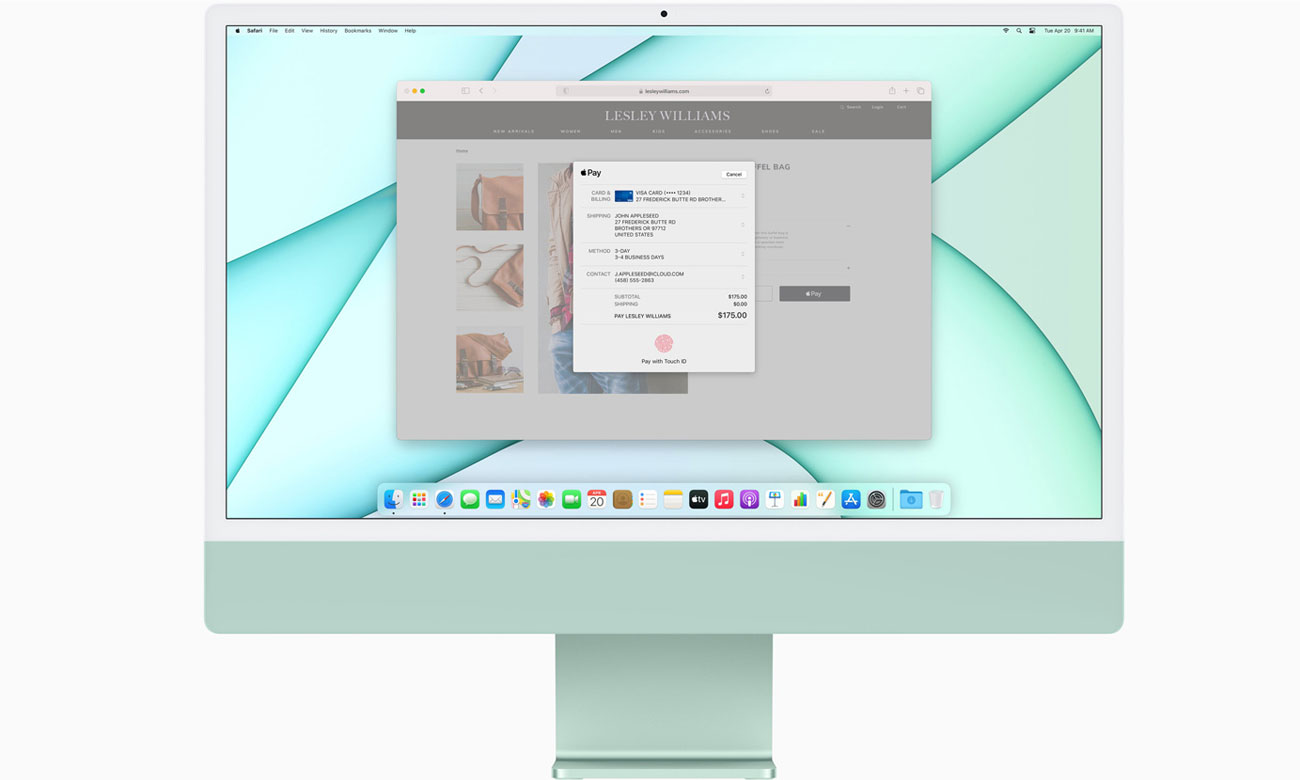Apple iMac 24 M1 Aplikacje