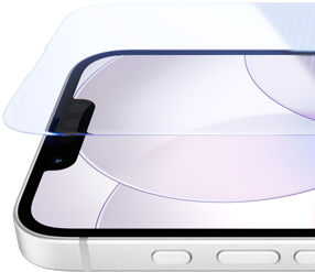 iPhone 17e, przód obudowy z warstwą Ceramic Shield 2, bok obudowy, kolor biały, przyciski głośności i czynności