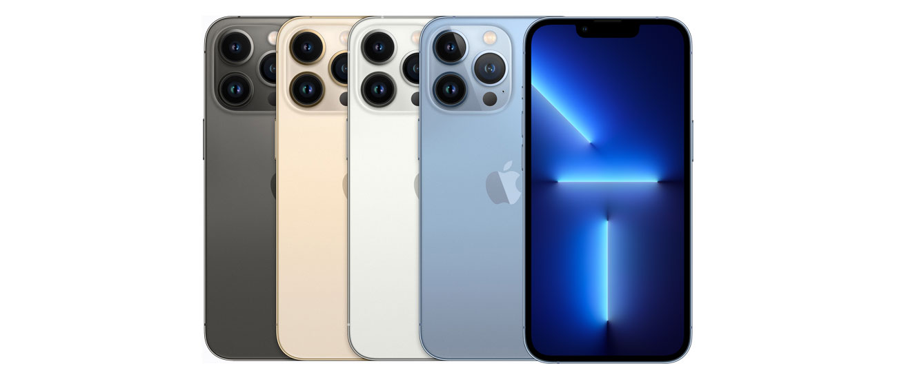 Доступні кольорові версії Apple iPhone 13 Pro Max
