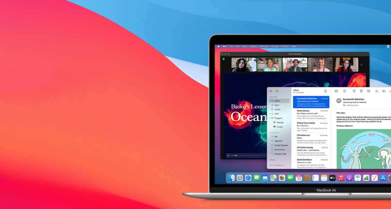 MacBook Air system operacyjny macOS Big Sur