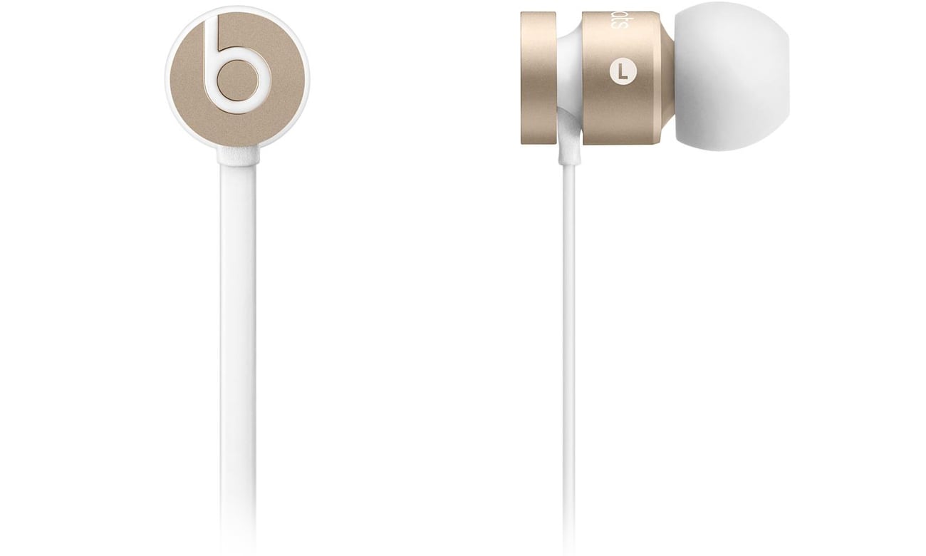 Słuchawki przewodowe Apple urBeats In-Ear New złote Metalowa obudowa
