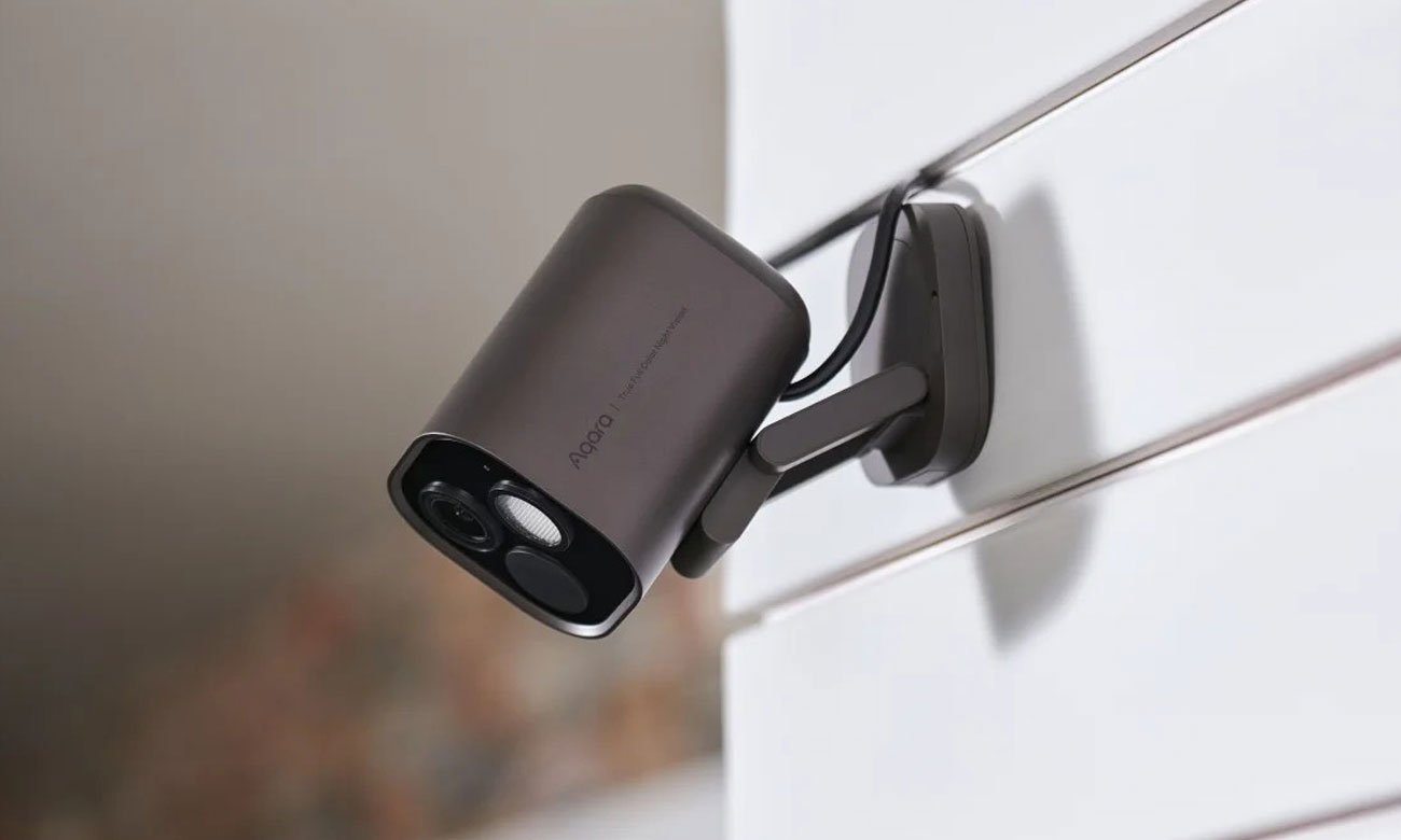 Aqara Camera Hub G5 Pro PoE Szara - Grafika lifestyle