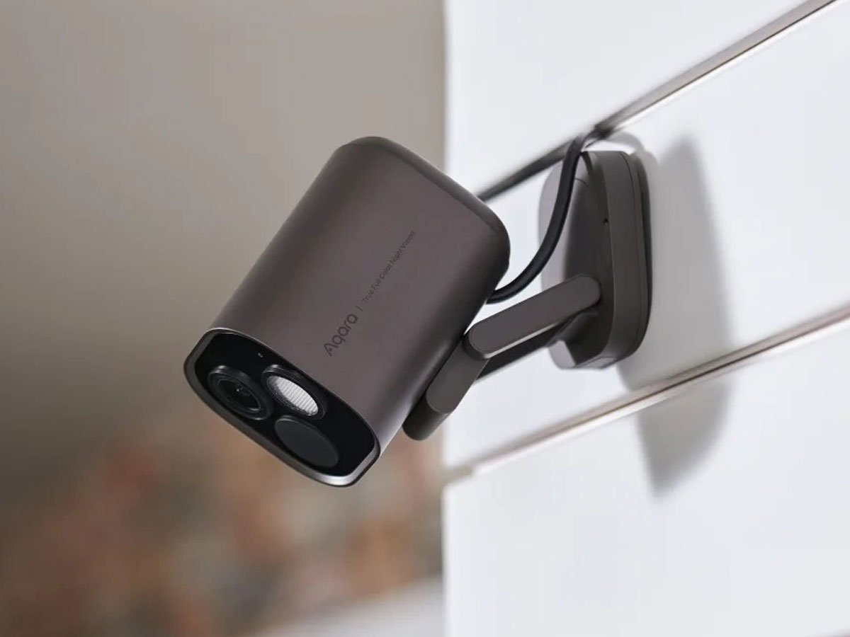 Aqara Camera Hub G5 Pro PoE Szara - Grafika lifestyle