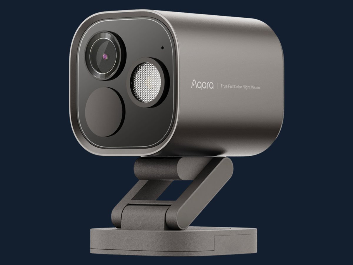 Aqara Camera Hub G5 Pro Wi-Fi Szara - Widok ogólny, grafika z tłem