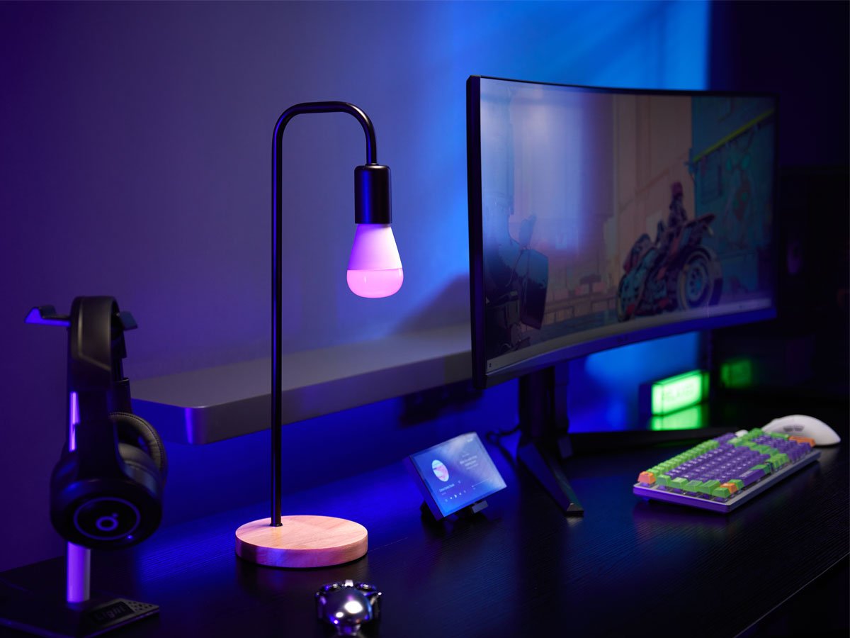 Inteligentna żarówka Aqara LED Bulb T2 (RGB CCT, E27) - Grafika lifestyle