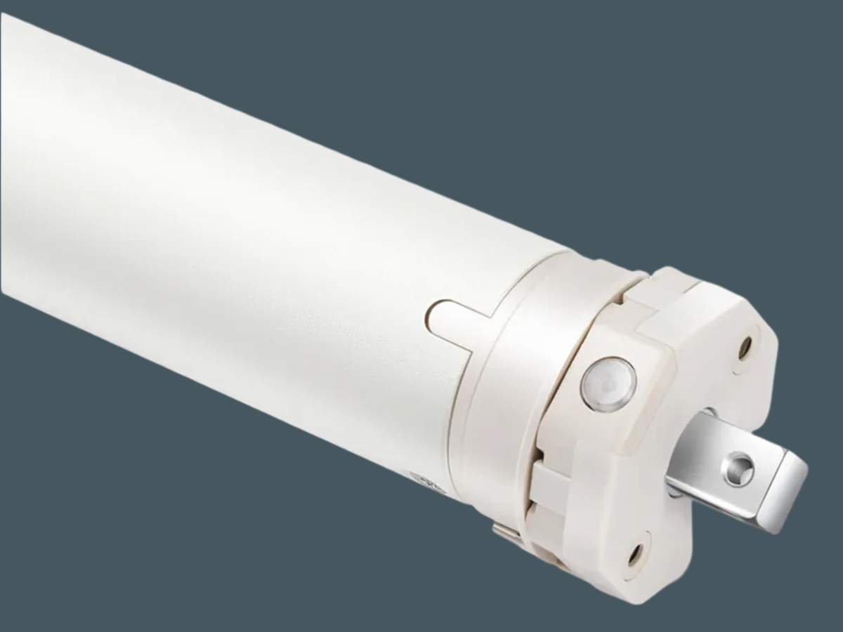 Inteligentny silnik do zasłon Aqara Curtain Rolling Shutter Motor - Grafika z tłem