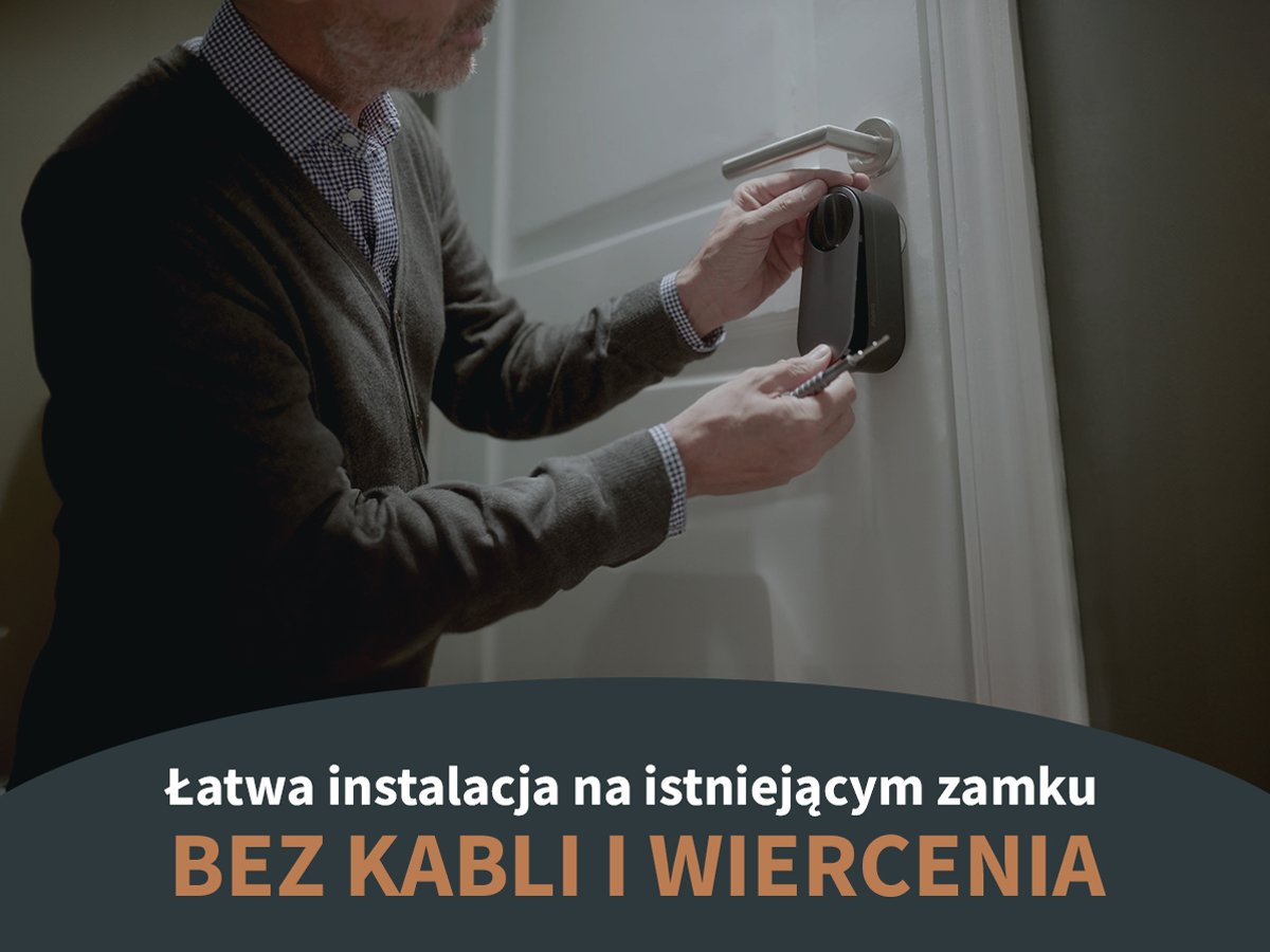 Inteligentny zamek Aqara U200 - Łatwa instalacja