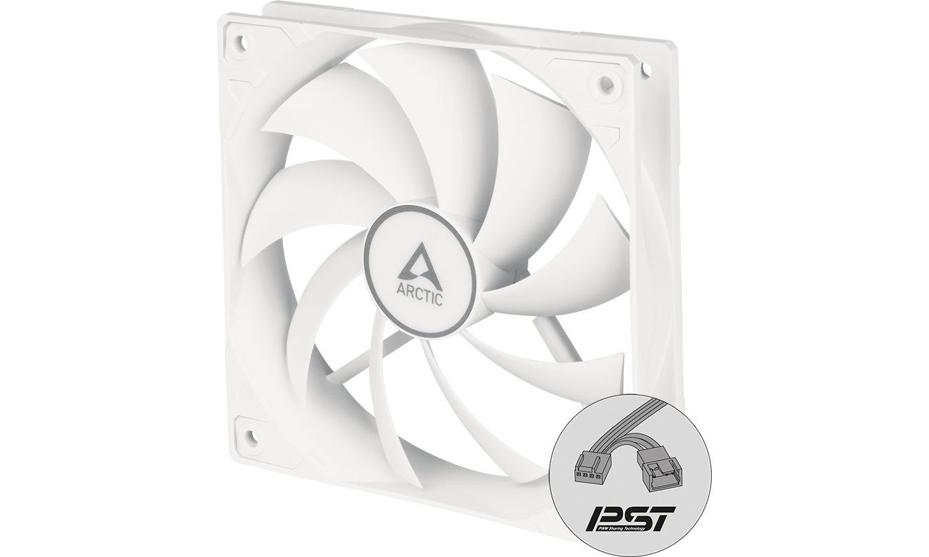 Arctic F12 widok z przodu