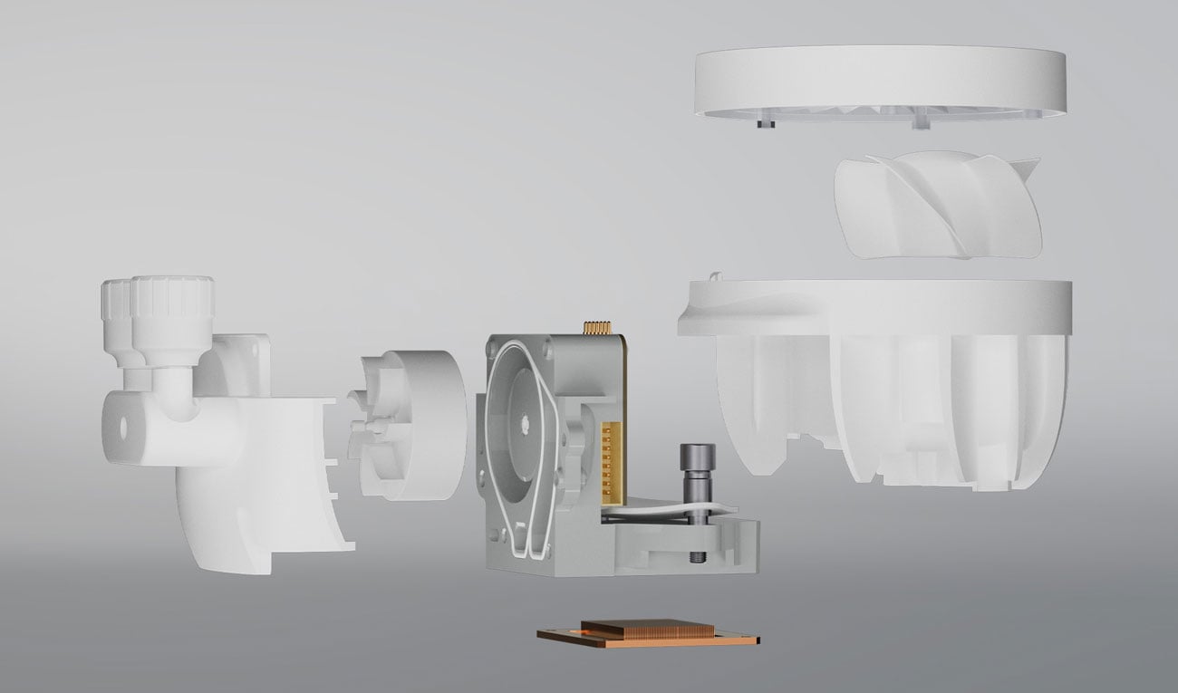 Arctic Liquid Freezer III ARGB White 360 pompa wody z wentylatorem
