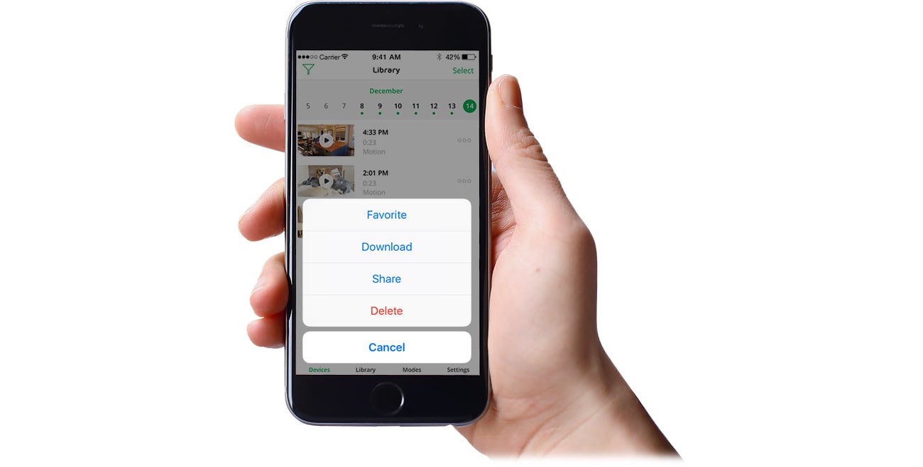 Arlo PRO WiFi HD IR zarządzanie mobilne
