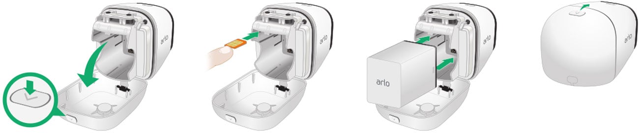 Kamera IP Netgear Arlo Go LTE Łączność 4g LTE