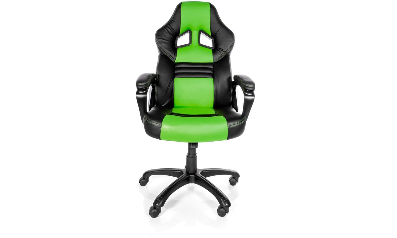 Fotel dla gracza Arozzi MONZA-GN widok z przodu