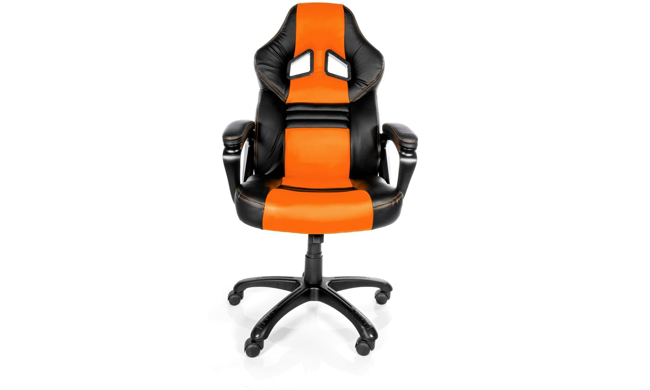 Fotel dla gracza Arozzi MONZA-OR widok z przodu