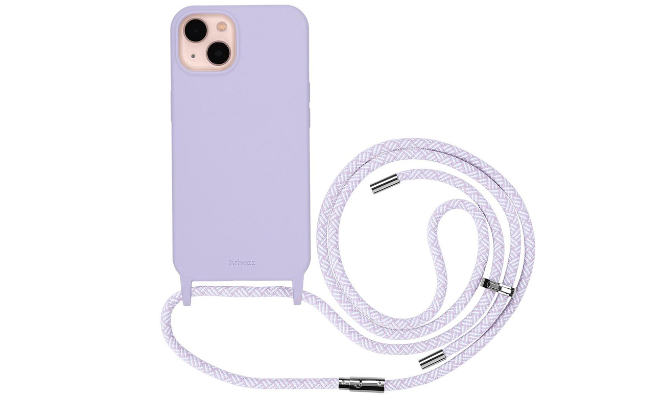 HangOn Case Silicone do Apple iPhone 13 Purple-sky
