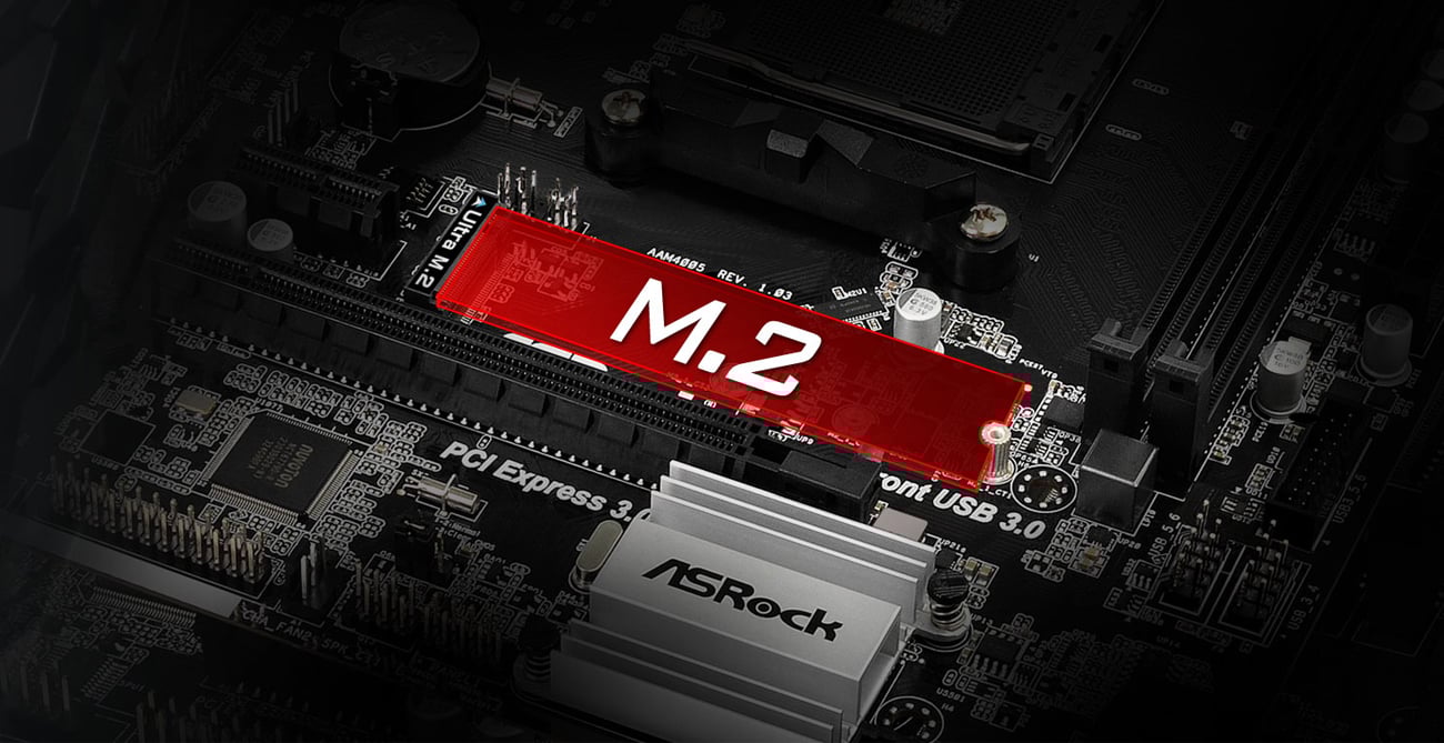 ASRock A320M-DGS Złącze Ultra M.2