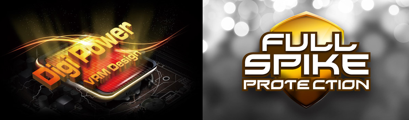 ASRock A320M-DGS Digi Power PWM Full Spie Protection