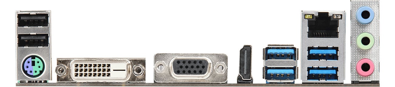 ASRock A320M-HDV R3.0 Złącza zewnętrzne